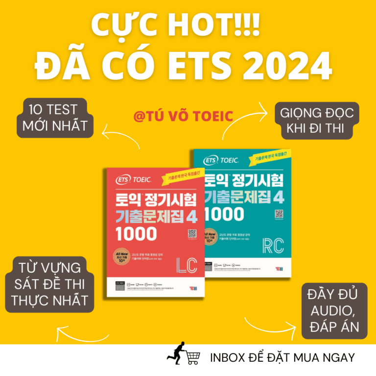 🎯[HOT] TRỌN BỘ ETS 2024 TOEIC GIÁ TỐT