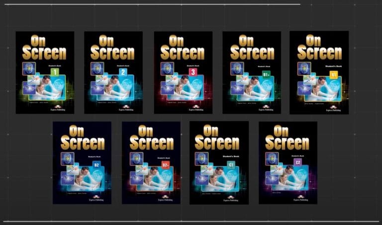 9 level của bộ sách ON SCREEN 1, 2, 3, B1, B1+B2+B3, C1, C2