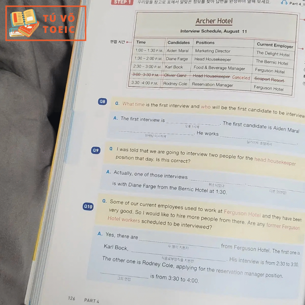 ETS TOEIC SPEAKING EARLY START Trang màu